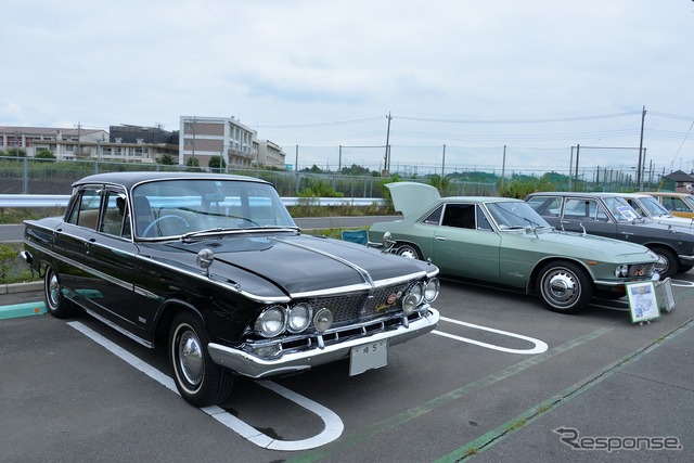 左から、プリンス『グロリア・スーパー6』(1966)、日産『シルビア』(1967)