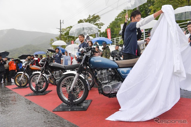 YAMAHA Motorcycle Day(9月15日・苗場)復活した『SR400』がアンベール