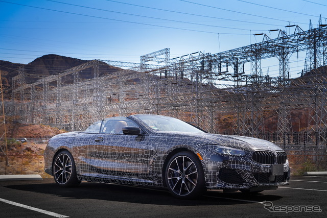 BMW8シリーズカブリオレ新型のプロトタイプ