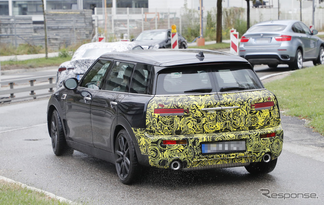 MINI クラブマン ジョンクーパーワークス(JCW)改良新型スクープ写真