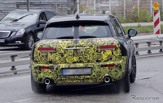 MINI クラブマン ジョンクーパーワークス(JCW)改良新型スクープ写真