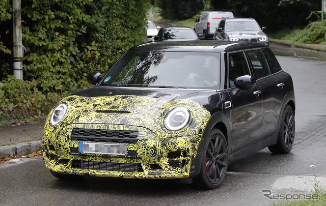MINI クラブマン ジョンクーパーワークス(JCW)改良新型スクープ写真