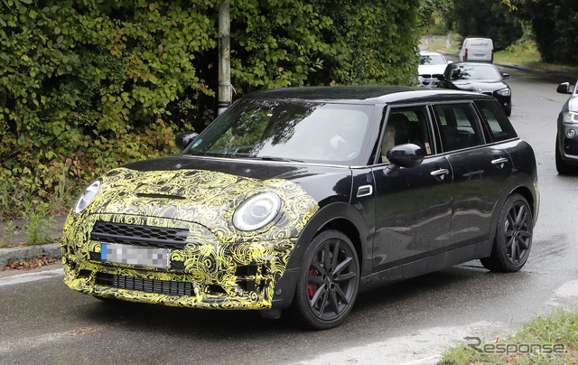 MINI クラブマン ジョンクーパーワークス(JCW)改良新型スクープ写真