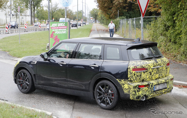 MINI クラブマン ジョンクーパーワークス(JCW)改良新型スクープ写真