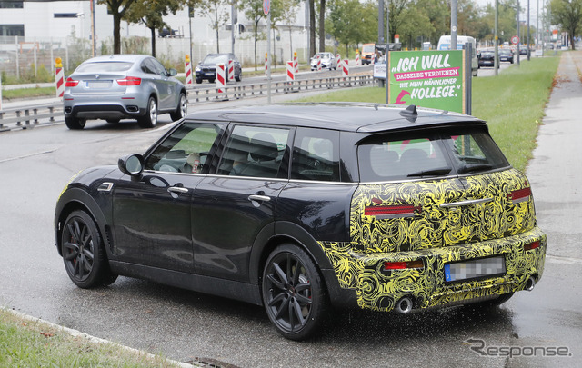 MINI クラブマン ジョンクーパーワークス(JCW)改良新型スクープ写真