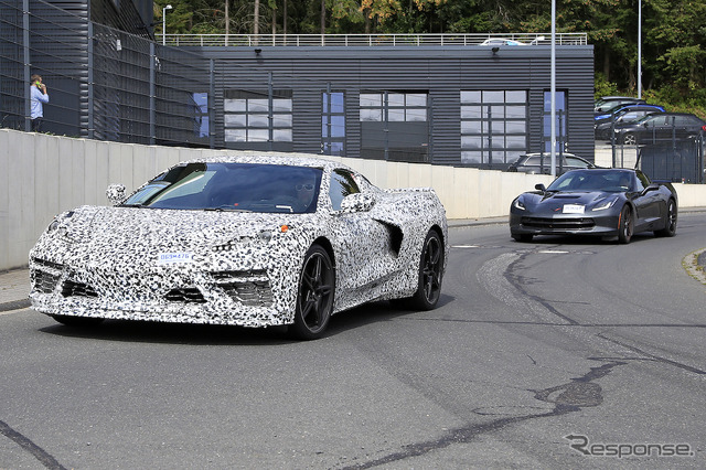シボレー コルベット 次期型(C8)スクープ写真