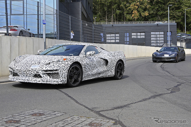 シボレー コルベット 次期型(C8)スクープ写真