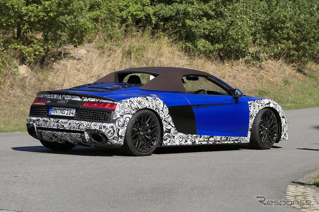 アウディ R8 GTスパイダー スクープ写真