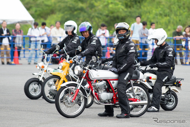 ホンダコレクションホール開館20周年記念市販製品特別走行(2018年9月24日)
