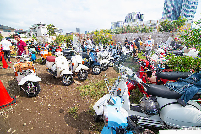 Primavera 誕生50周年記念イベント「Vespa Primavera 50th Anniversary Party」(東京・豊洲、9月25日)