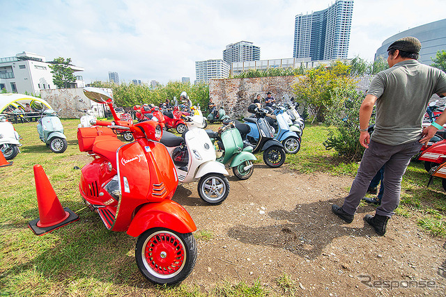 Primavera 誕生50周年記念イベント「Vespa Primavera 50th Anniversary Party」(東京・豊洲、9月25日)