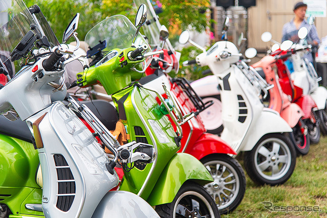 Primavera 誕生50周年記念イベント「Vespa Primavera 50th Anniversary Party」(東京・豊洲、9月25日)