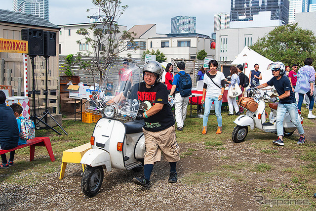 Primavera 誕生50周年記念イベント「Vespa Primavera 50th Anniversary Party」(東京・豊洲、9月25日)