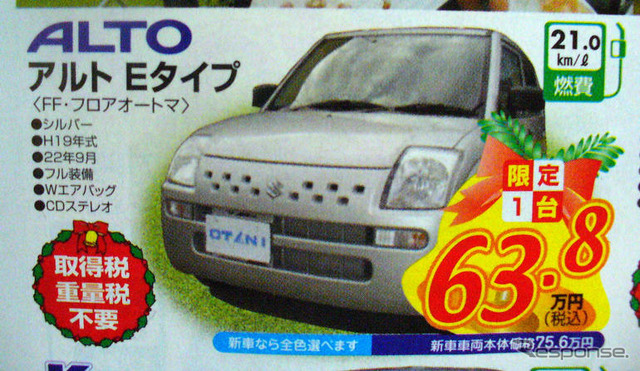 【値引き情報】売り切れ御免 スズキ&ダイハツの軽がお値打ち