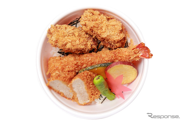 エビ・カキ・ヒレかつ丼(とんかつまい泉)