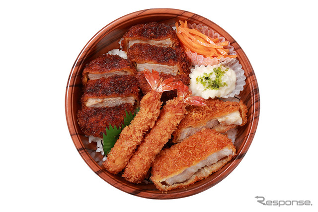 ミックスフライどどーん(丼)!(煮炊き屋本舗まつおか)