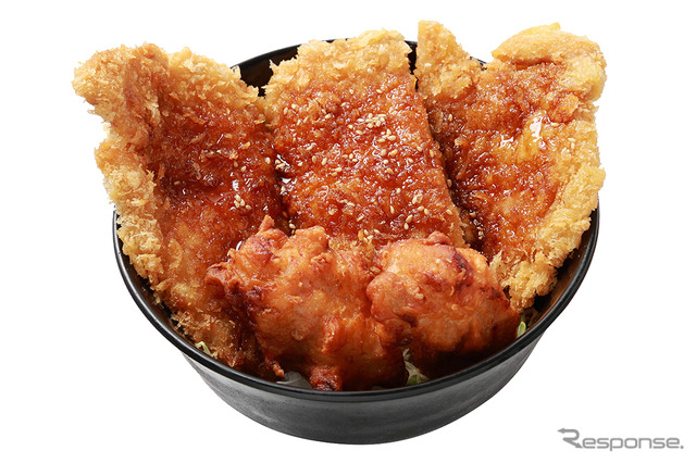 わらじタレかつ&唐揚げ丼(米どころん)