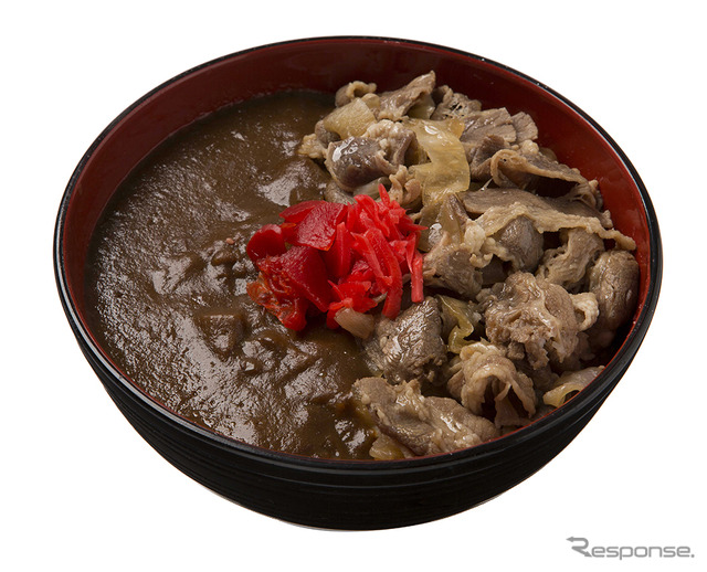牛丼とカレーのよくばり丼(霧笛屋)