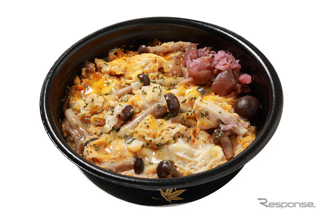 十勝産チーズときのこの親子丼(鳥麻)
