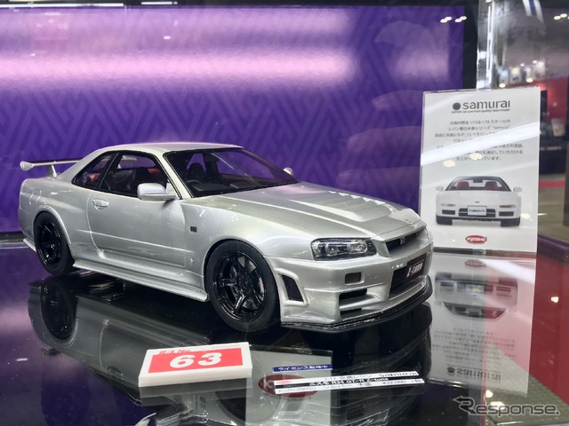 京商 1/12スケール スカイラインGT-R(BNR34)NISMO R34GT-R Z-tune(全日本模型ホビーショー2018)