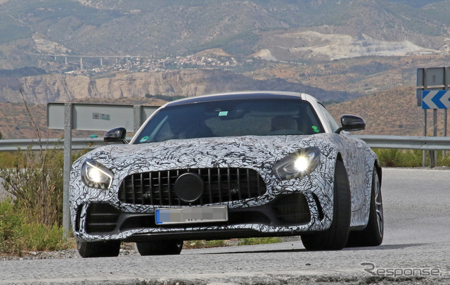 メルセデスAMG GT R ブラックシリーズ　スクープ写真