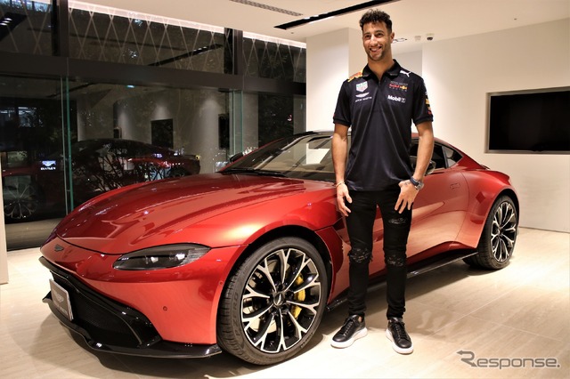 レッドブル・タグホイヤーアストンマーティンのダニエル・リカルド選手