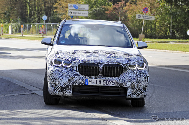 BMW X1 改良新型 スクープ写真