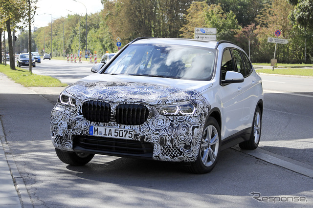 BMW X1 改良新型 スクープ写真