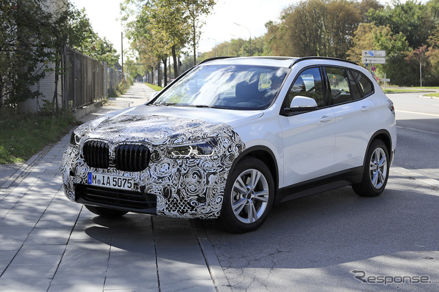 BMW X1 改良新型 スクープ写真