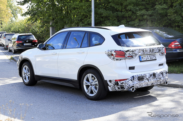 BMW X1 改良新型 スクープ写真
