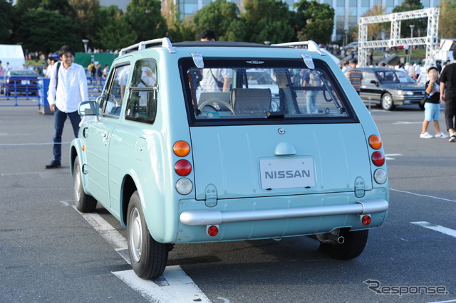 日産PAO キャンバストップ(東京モーターフェス2018、バック to the バブル!)