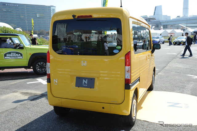 ホンダN-VAN(アウトドア車両展示、東京モーターフェス2018)