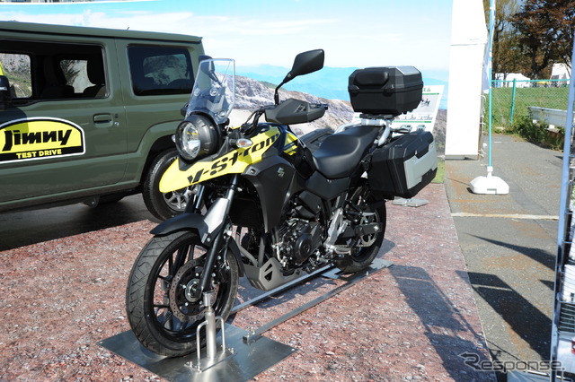 Vストローム250(アウトドア車両展示、東京モーターフェス2018)