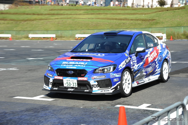 スバルWRX STI(デモラン、東京モーターフェス2018)