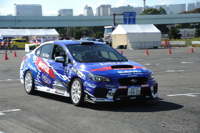 スバルWRX STI（デモラン、東京モーターフェス2018）