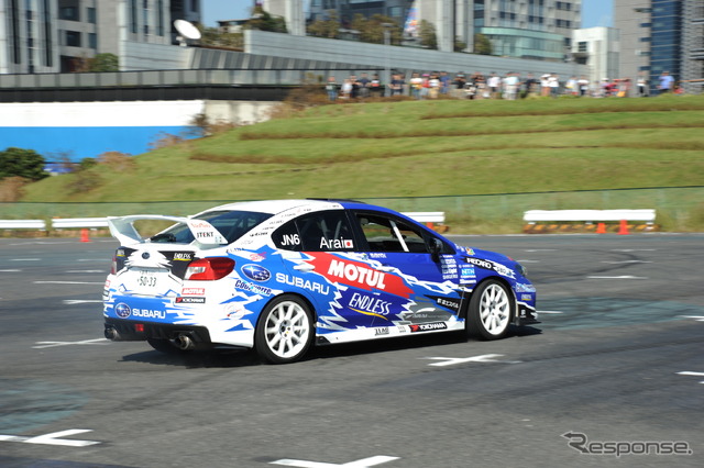 スバルWRX STI(デモラン、東京モーターフェス2018)