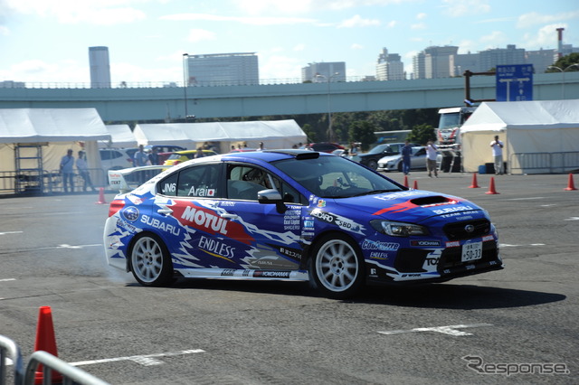 スバルWRX STI(デモラン、東京モーターフェス2018)