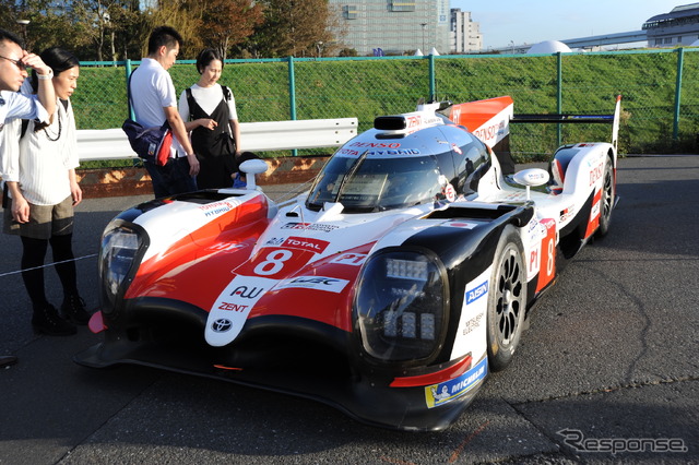 トヨタTS050 HYBRID 2018年WEC参戦デザイン(東京モーターフェス2018お台場第二特設会場)