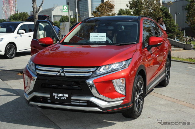 三菱エクリプスクロス(東京モーターフェス2018、セーフティ&エコ展示)