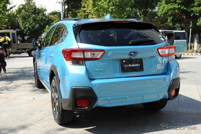 スバルXV e-BOXERプロトタイプ(東京モーターフェス2018、セーフティ&エコ展示)