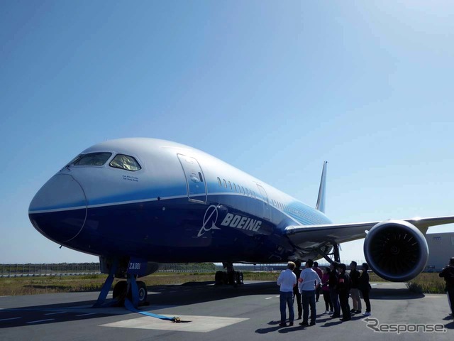 2015年6月にボーイング社より寄贈された初号機(2016年9月撮影)。
