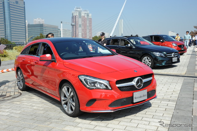 メルセデスベンツCLA220 4MATIC Shooting Brake（東京モーターフェス2018、セーフティ＆エコ展示）