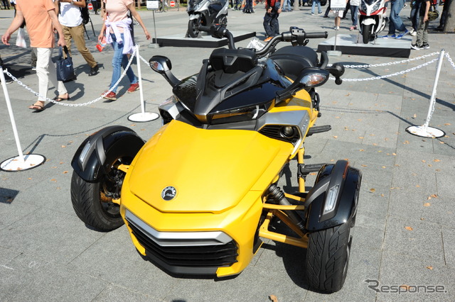 BRP Can-Am Spyder F3-S(東京モーターフェス2018、セーフティ&エコ展示)