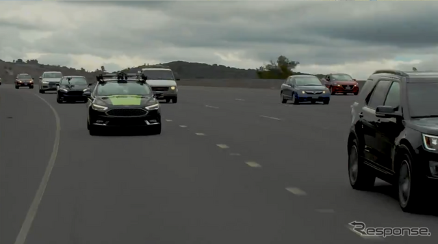 高速道路で完全自動運転のプロトタイプ車、エヌビディア「BB8」が80kmのテスト走行に成功