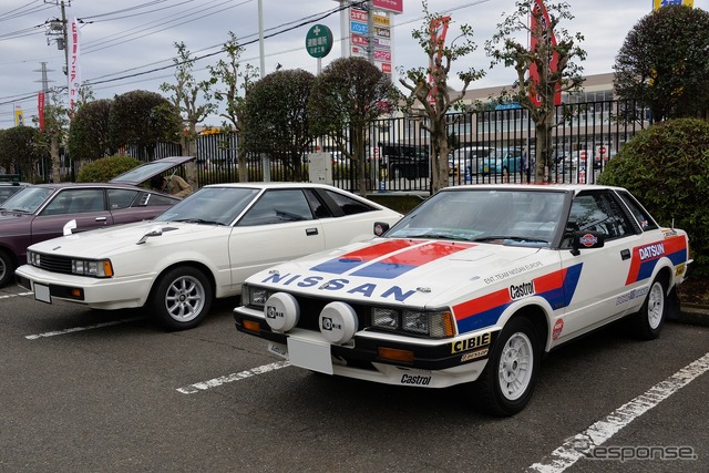 日産シルビア RS(右)、ガゼール クーペ(左)