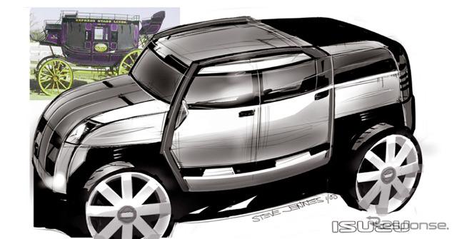 【東京ショー2001出品車】米スタジオ発「西部開拓」スピリット---いすゞ『GBX』