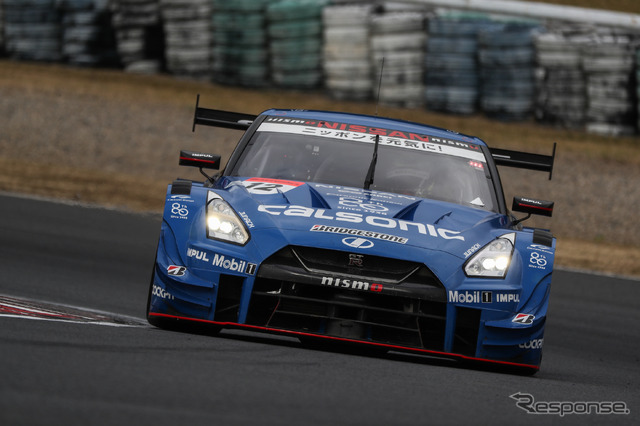 GT500クラス予選11位の#12 GT-R。