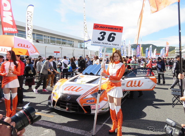 #36 LC500は予選4位から決勝2位に。