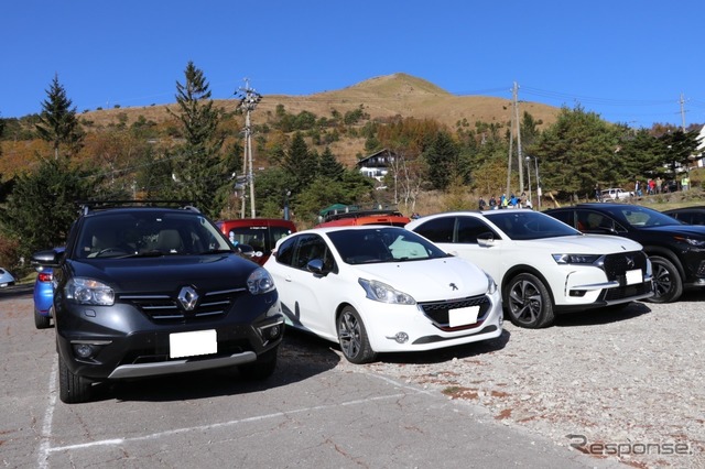 決して希少な旧車のためのイベントではない。最近のフランス車も多数会場では目にした。