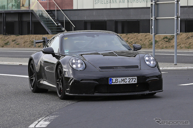 ポルシェ 911 GT3 新型スクープ写真